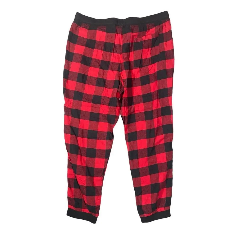 American Eagle‎ Outfitters Mens AE Plaid Flannel PJ Pant Buffalo Red Check SZ XL
